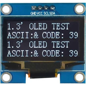 1.3 Inch I2C Mavi OLED LCD Modül SSH1106 Dc 3.3V 5V 128X64 Pixel Grafik LCD Display Ekran