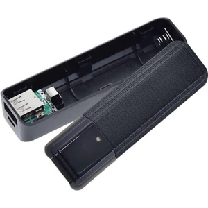 USB Powerbank Devreli Kutu Mobil Güç Kaynağı Dıy 3.7V 18650 Lityum Pil Batarya Akü Micro USB