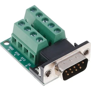 Db9 To Dip Adaptör Erkek 9 Pin RS232 Com Port Klemens Çevirici