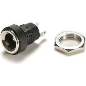5.5mm x 2.1mm Dc Güç Soketi Plastik Panel Montaj Tip Adaptör