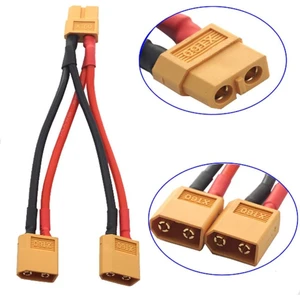 XT60 Konnektörlü Y Tip Birleştirici Kablo 10 cm Lipo Pil Batarya