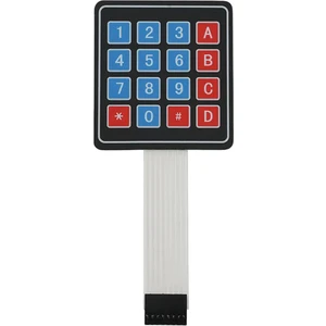 4 x 4 Matrix Membran Keypad 16 Buton Tuş Takımı Keyboard Klavye Alarm Şifre Kilit