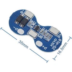 2s 4A Lityum Batarya Bms Koruma Kartı 18650 Lityum Lion Pil Akü 2s 7.4V 4A Bms Protection Board