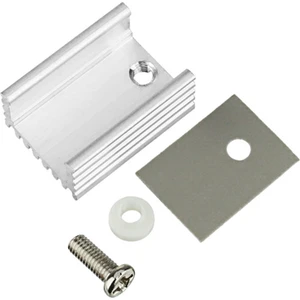 TO220 Aluminyum Soğutucu Set Radyatör Entegre Transistör Mosfet Bjt LM78XX LM317 Irfxxx Tdaxx