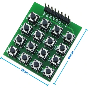 4 x 4 Matrix Keyboard Keypad 16 Buton Tuş Takımı Keyboard Klavye Alarm Şifre Kilit Güvenlik