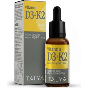 Vitamin D3&K2 İçeren Takviye Edici Gıda Damla, 10 ml