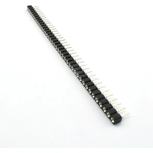 1X40 Pin Precision Dişi Header Tek Sıra 2.54MM 180 Derece Yuvarlak Kırılabilir Bölünebilir