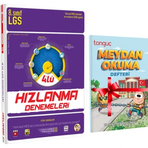 Tonguç Akademi LGS 4'lü Hızlanma Denemeleri ve Meydan Okuma Defteri