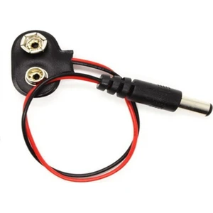 9V Pil Adaptör Dönüştürücü Bağlantı Kablosu 9 Volt Pil Arduino