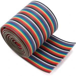 40 Pin Rainbow Ribbon Idc Kablo 1 Metre 10 Renk Dupont Kablo Flat
