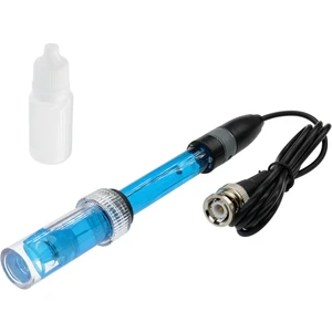 Ph Elektrot Sensör Probu E201-1C Sıvı Su 0-14PH Algılayıcı Bnc Soket Analog Ph Metre Test Akvaryum
