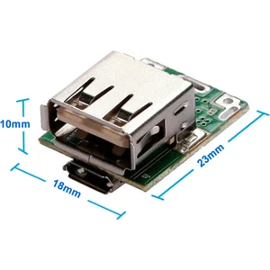 134N3P Powerbank Devresi Lityum Pil Şarj ve Koruma Modülü 5V 1A USB Çıkış Micousb Lion 18650