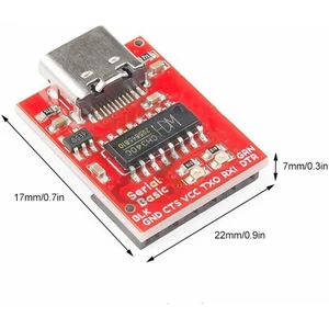 CH340C USB To Ttl Uart Modül Typec Seri Port Haberleşme Isp Arduino Stc Stm8 STM32 Program Download