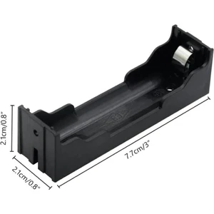 18650 Pcb Tip Pil Yuvası 1’li 3.7V Akü Şarj Powerbank Pil Tutucu Kutusu Batarya Lityum Li-Ion Pin