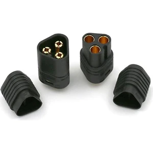 MT60 3 Pin Dişi Erkek Konnektör Soket Çift Amass 3.5mm 12AWG Rc Esc Motor Drone Lityum Lip