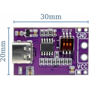 Pd/qc/afc Hızlı Şarj Adaptöründen Voltaj Yükseltici Modül Decoy 5V 9V 12V 15V 20V Sabit Voltaj