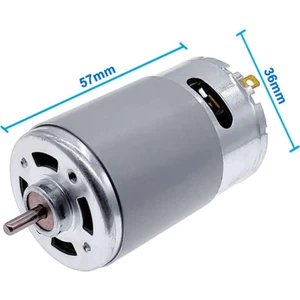 RS555 Dc Motor 12V 7500RPM Yüksek Hız Tork Matkap Torna Cnc Router Motor Dairesel
