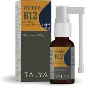Vitamin B12 İçeren Sprey Takviye Edici Gıda, 10 ml