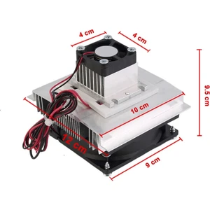 Termo Elektrik Peltier Soğutucu Sistem Dc 12V 6A 60W Mini Klima Buzdolabı Buzluk Araba Soğuk Hava