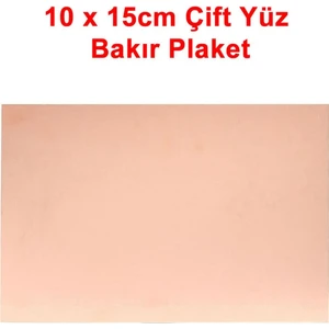 10X15CM Pcb Çift Yüz Bakır Plaket Baskı Elektronik Devre Prototip