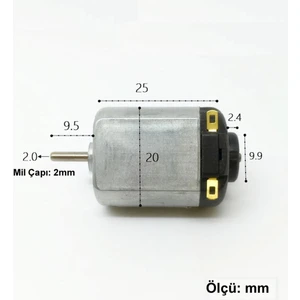 3V 6V Dc Motor 130 Dc Motor Oyuncak Motoru