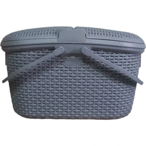 Redro Home Rattan Desenli Piknik Sepeti  30 lt