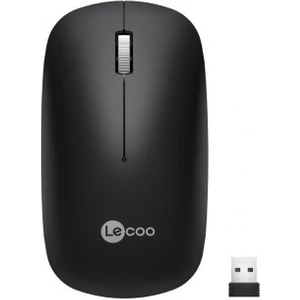 Lecoo WS214 Siyah Sessiz Kablosuz Mouse