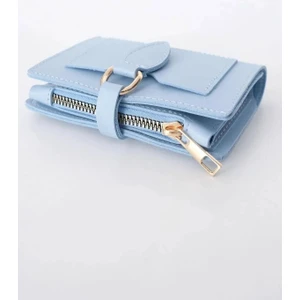 Damla Tokalı Çıtçıtlı Ön Cepli Bozuk ve Kağıt Para Bölmeli Kartlıklı Şık Cüzdan