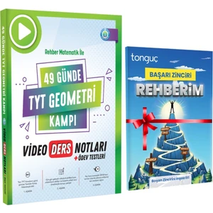 Tonguç Akademi 49 Günde TYT Geometri Video Ders Notları Rehber Matematik Başarı Zinciri Rehberim