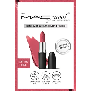 MAC M·a·cxımal Silky Matte Lipstick Nemlendirme Etkili Yoğun Renk Sağlayan Ruj - Get The Hint?
