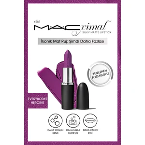 MAC M·a·cxımal Silky Matte Lipstick Nemlendirme Etkili Yoğun Renk Sağlayan Ruj - Everybody's Heroine
