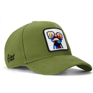 V1 Baseball Kids Bukalemun - 1 Kod Logolu Unisex Açık Yeşil Çocuk Şapka (Cap)