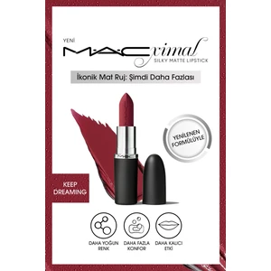 MAC M·a·cxımal Silky Matte Lipstick Nemlendirme Etkili Yoğun Renk Sağlayan Ruj - Keep Dreaming