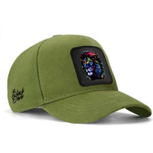 V1 Baseball Kids Aslan - 7 Kod Logolu Unisex Açık Yeşil Çocuk Şapka (Cap)