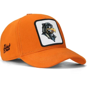V1 Baseball Kids Kartal - 1 Kod Logolu Neon Turuncu Çocuk Şapka (Cap)