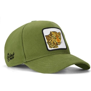 V1 Baseball Kids Jaguar - 1 Kod Logolu Unisex Açık Yeşil Çocuk Şapka (Cap)