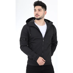 Stil Kombin Black Parçalı Kapşonlu Mevsimlik Mont Pldp 2907