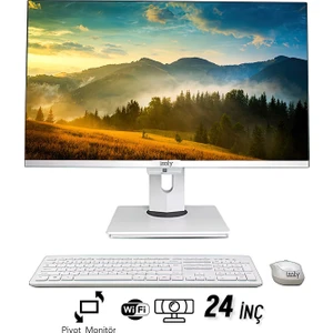 P500 İ5-10400 8gb 128GB 24" Fhd Webcam Pivot All In One Bilgisayar