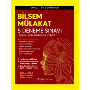 Zeki Çocuk Yayınları BİLSEM Mülakat 5 Deneme Sınavı