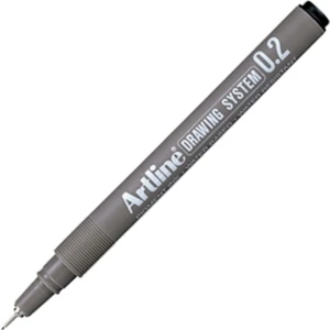 Drawing System 0.2 Çizim Kalemi Siyah