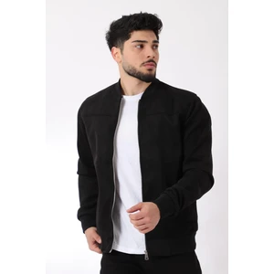 Stil Kombin Kolej Yaka Bel Lastikli Süet Mevsimlik Mont Bl 1711-60287