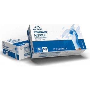 Intco Nitril Mavi Pudrasız Muayene Eldiveni L ( 100' Lü )