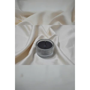 ARBUQ Concept Büyük Cam Tealight Mum Kokusuz Siyah Renkli-%100 Doğal Soya Wax