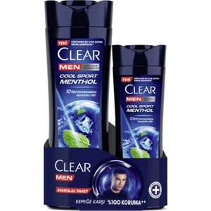 Men Kepeğe Karşı Etkili Cool Sport Menthol 350 ml Şampuan + 180 ml