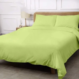 Stella Flavo Çarşafı Lastikli Battal Boy Düz Renk Nevresim Takımı