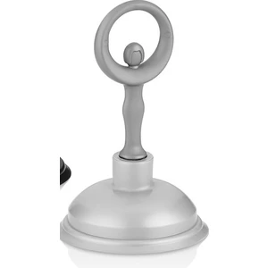 Main Shop 2 Adet 1 Gri 1 Siyah Renk Çok Amaçlı Mutfak Banyo Balerin Saplı Vantuz Pompa Tıkanık Lavabo Açıcı Manuel El Vantuzu