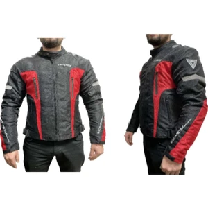 Ceket Aır Racıng Siyah-Kırmızı