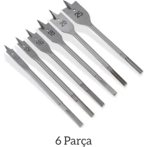 Main Shop 6 Parça Yaprak Matkap Ucu Ahşap Delme Takımı