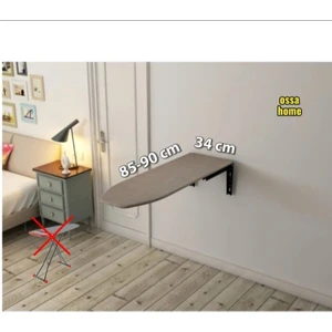 Ossa Home Katlanır Duvara Monte Ütü Masası Yer Kaplamaz