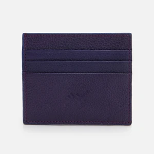 Erkek Deri Mor Kartlık